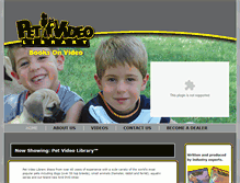 Tablet Screenshot of petvideolibrary.com